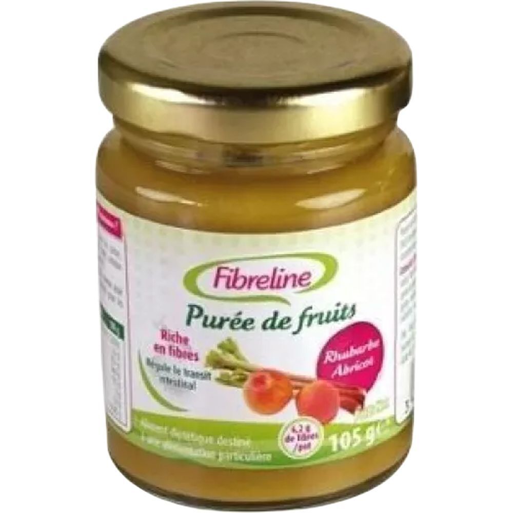 FIBRELINE Purée de fruits Rhubarbe Abricot