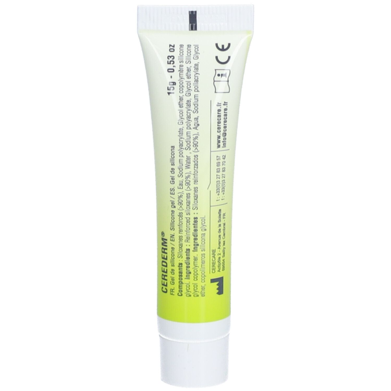 Cerederm Gel - Prévention et traitement des cicatrices hypertrophiques et chéloïdes