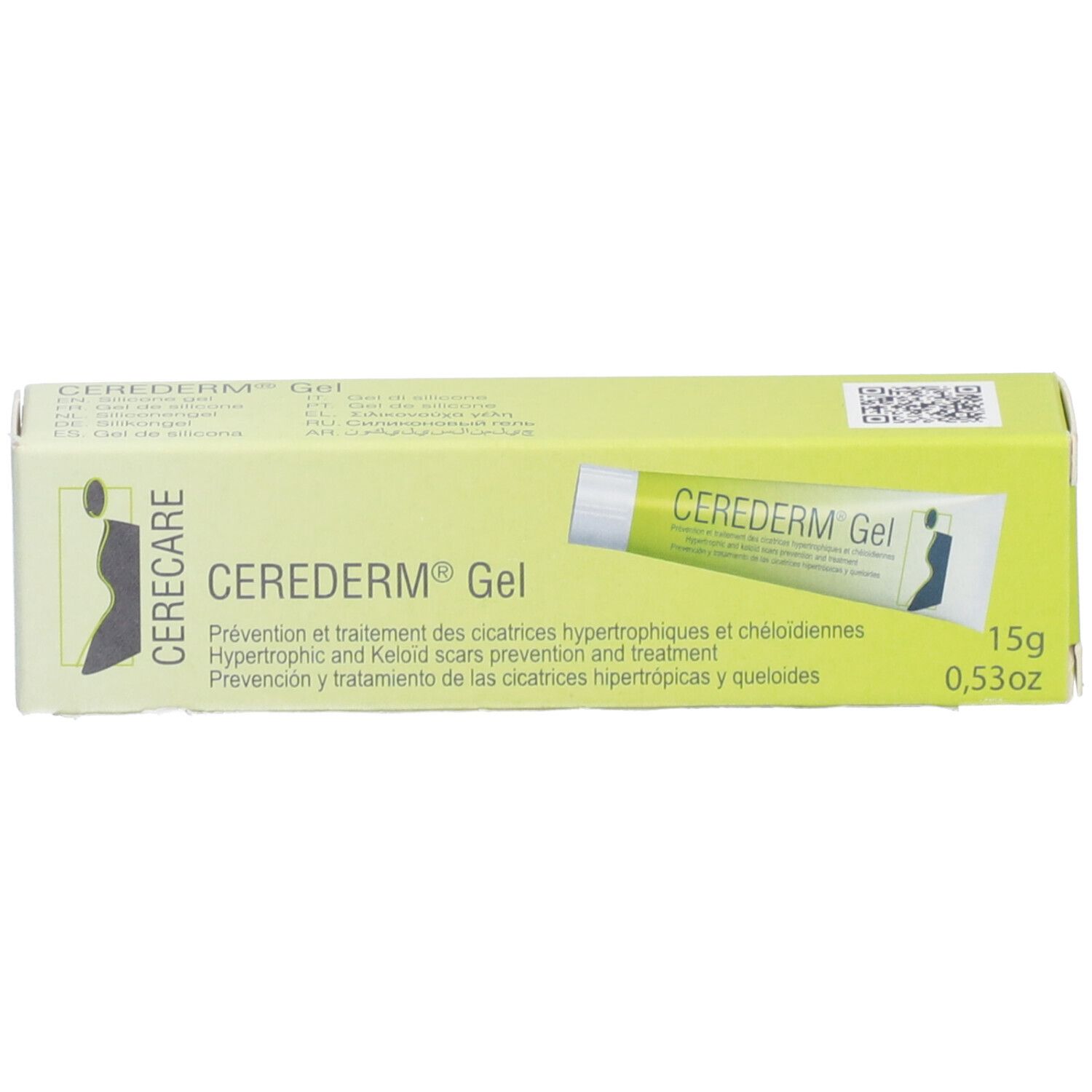Cerederm Gel - Prévention et traitement des cicatrices hypertrophiques et chéloïdes