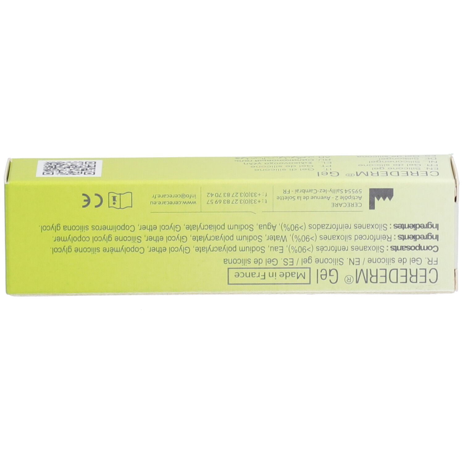 Cerederm Gel - Prévention et traitement des cicatrices hypertrophiques et chéloïdes