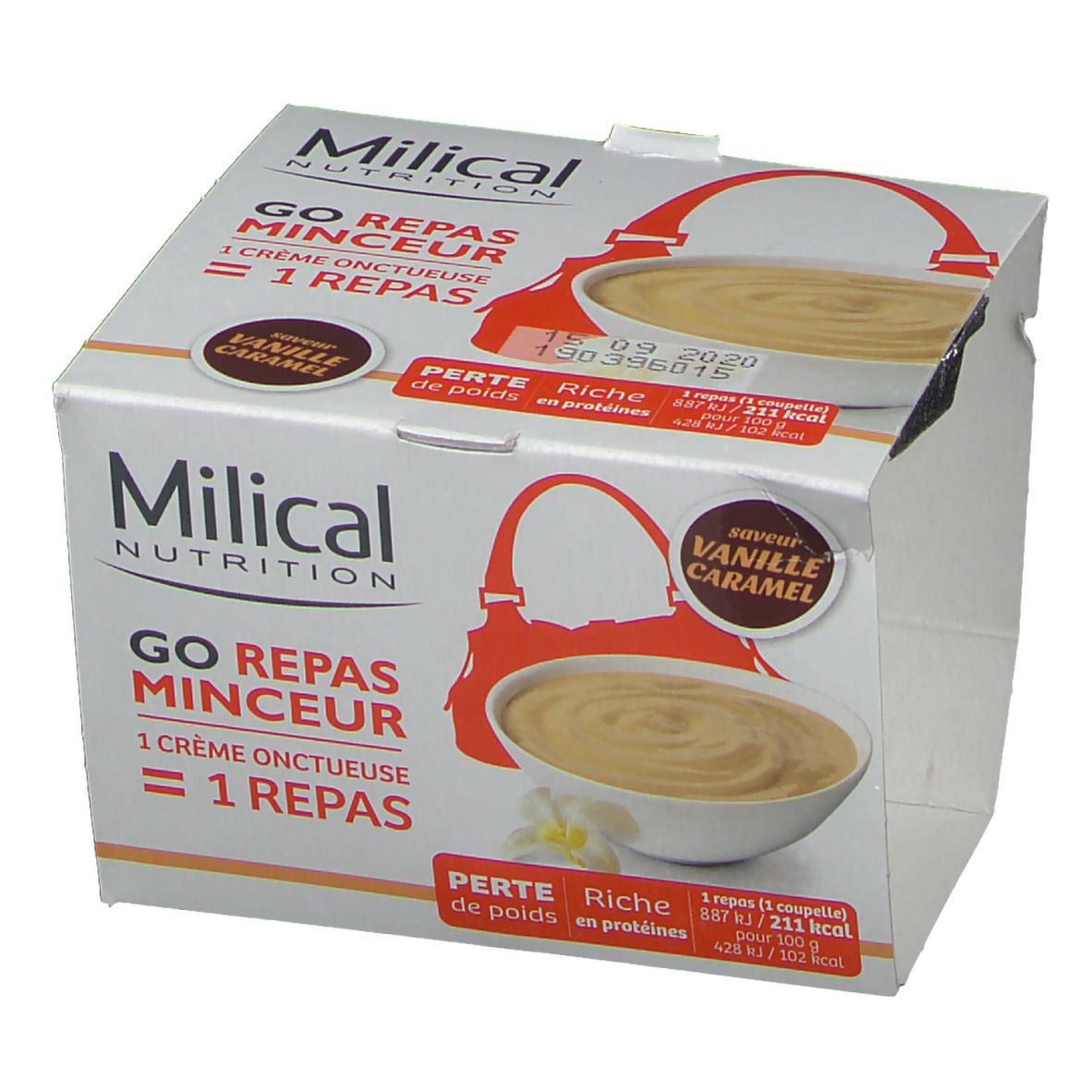 Milical Coupelle repas express vanille-caramel