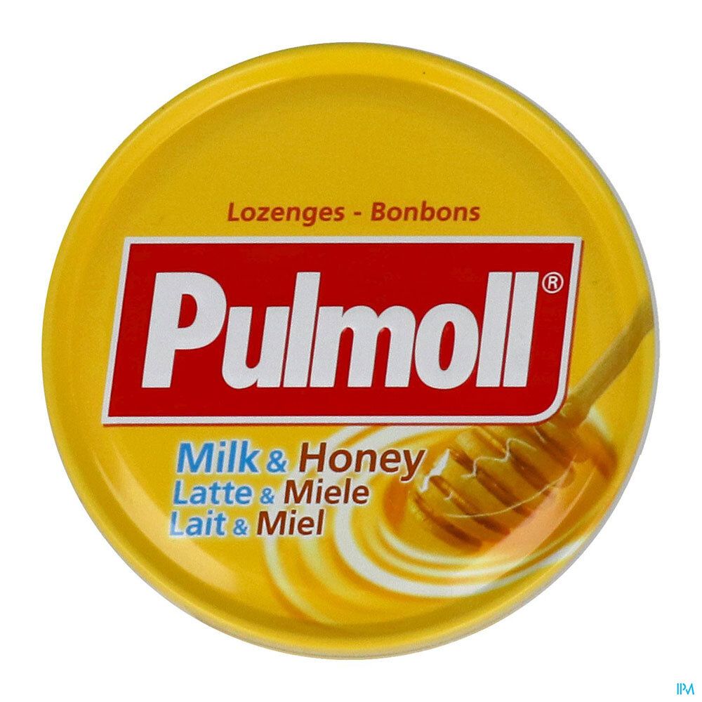 Pulmoll Milk & Honey, Bonbon lait et miel, bt 75 g