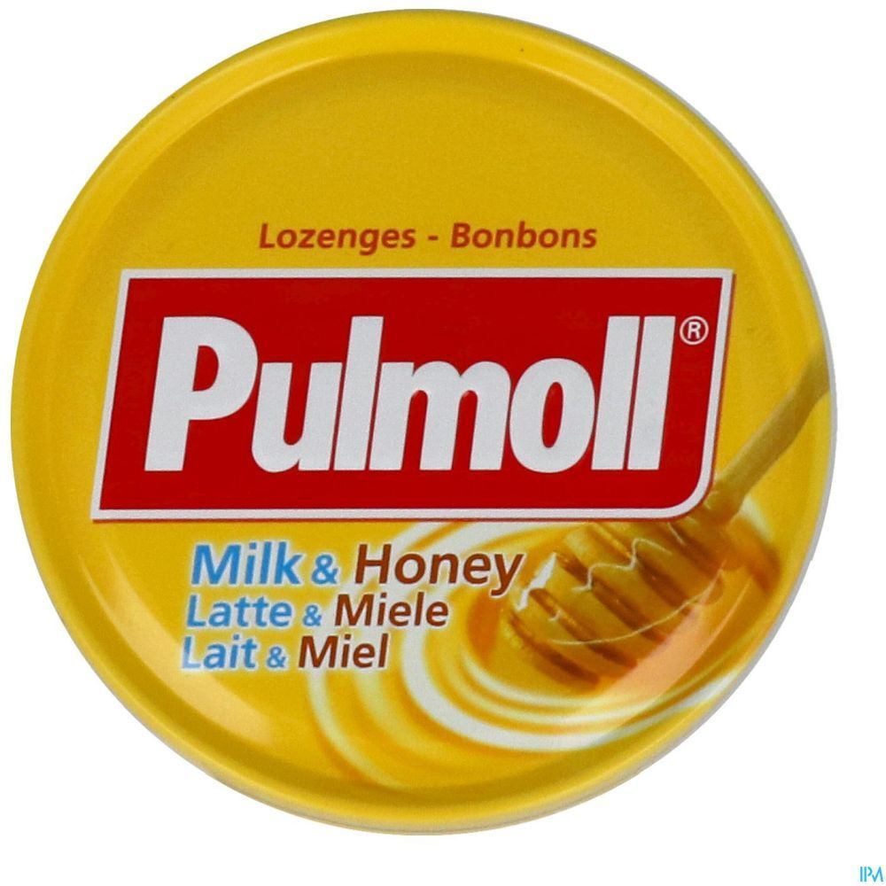 Pulmoll Milk & Honey, Bonbon lait et miel, bt 75 g