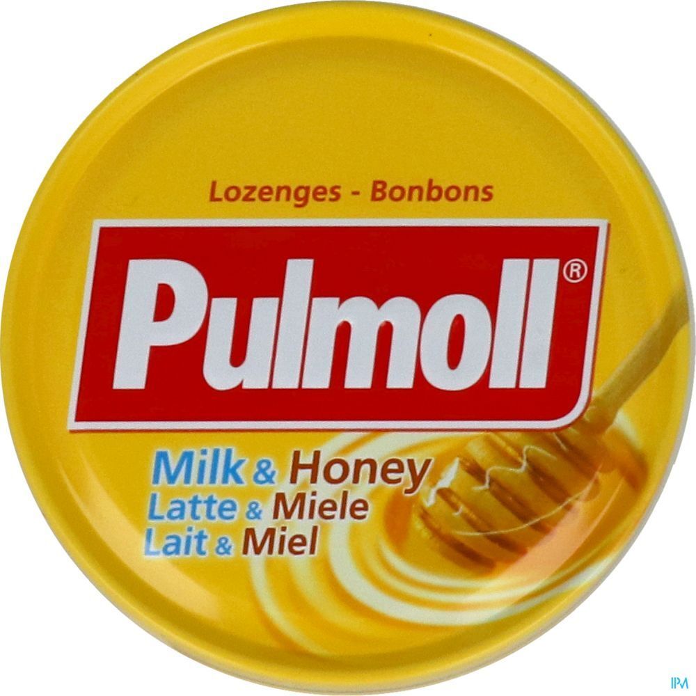 Pulmoll Milk & Honey, Bonbon lait et miel, bt 75 g