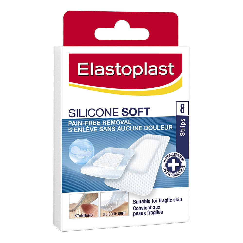 Elastoplast Silicone Soft Peau Sensible 8 Pansements