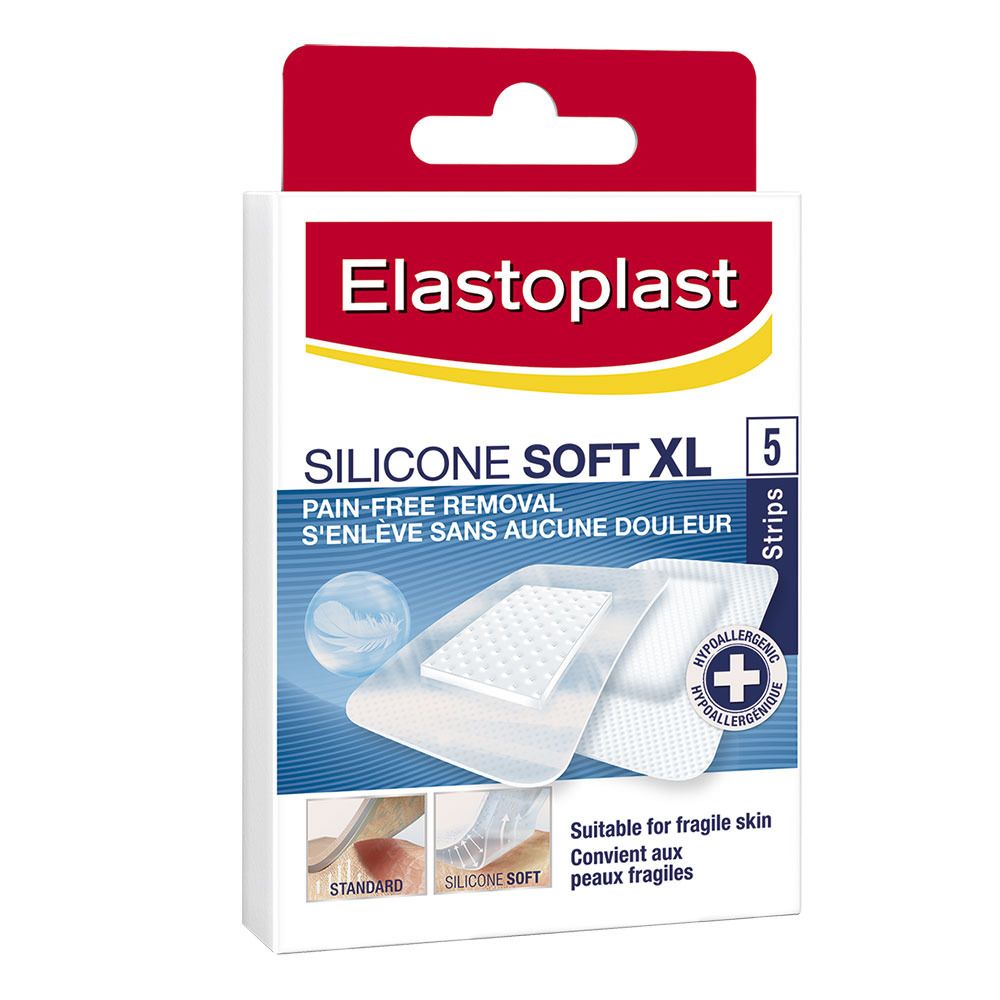 Elastoplast Silicone Soft XL Peau Sensible 5 Pansements