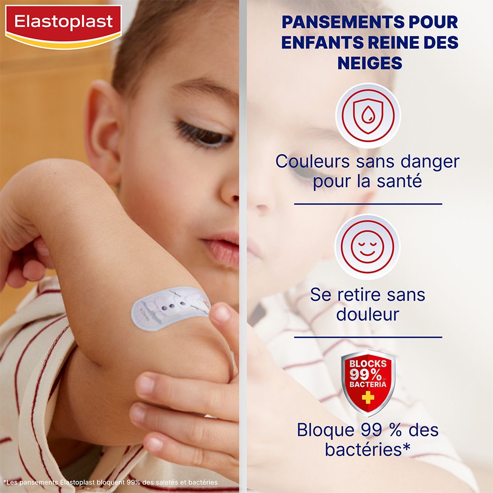 Elastoplast Enfants 20 Pansements Disney La Reine des Neiges