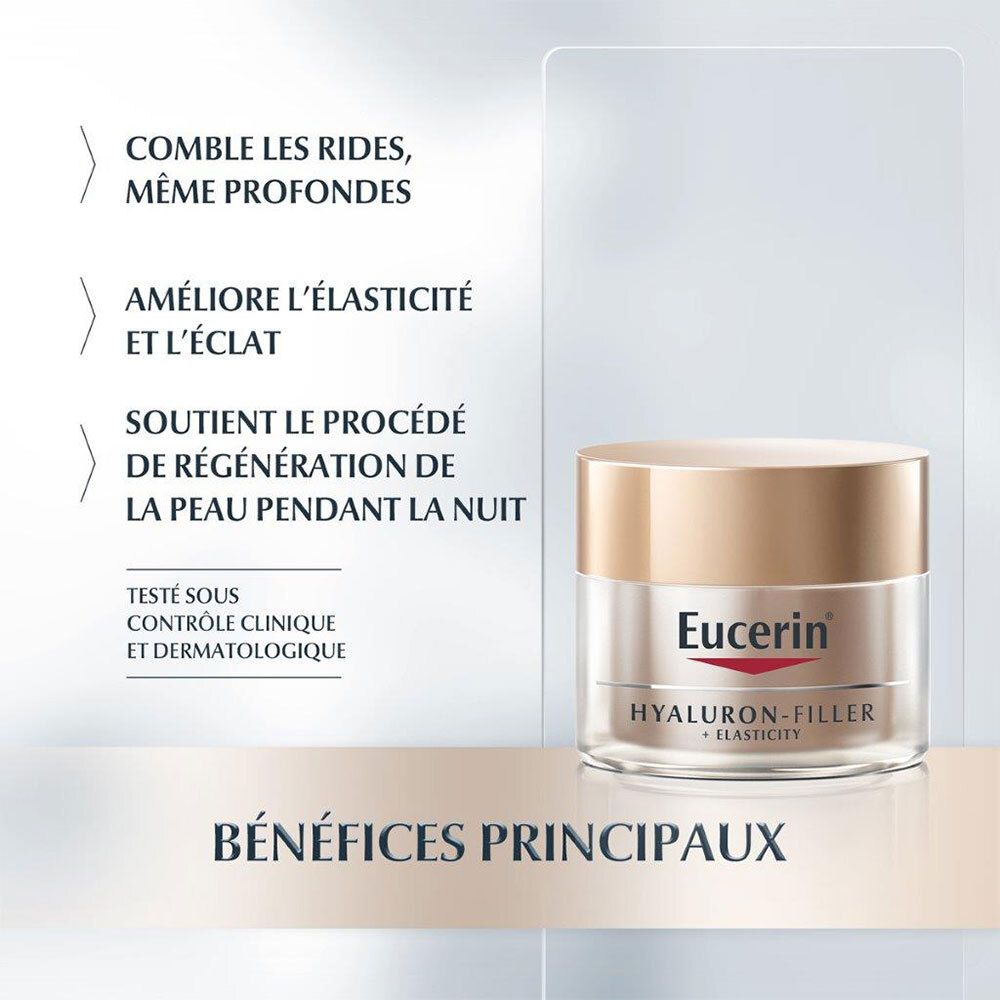 Eucerin® HYALURON-FILLER + ELASTICITY Soin de nuit