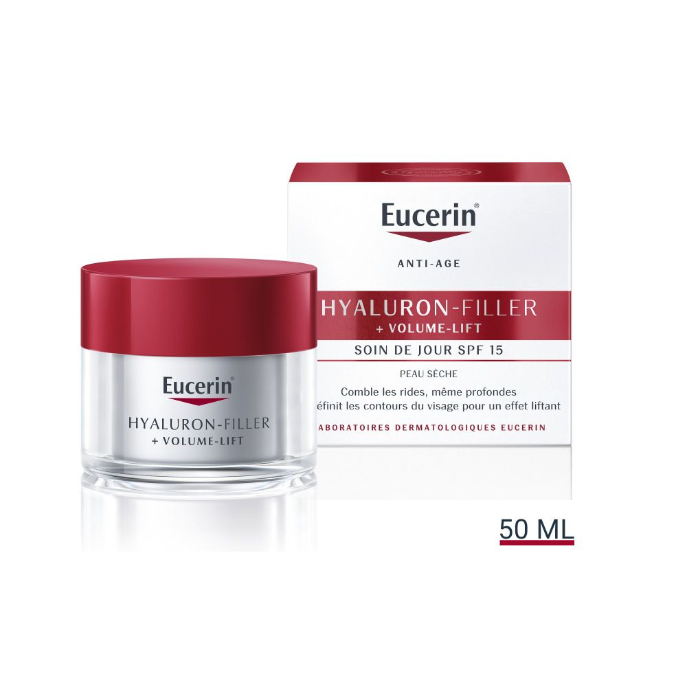 Eucerin® HYALURON FILLER + VOLUME LIFT Soin de Jour Peau Sèche SPF15 50ml