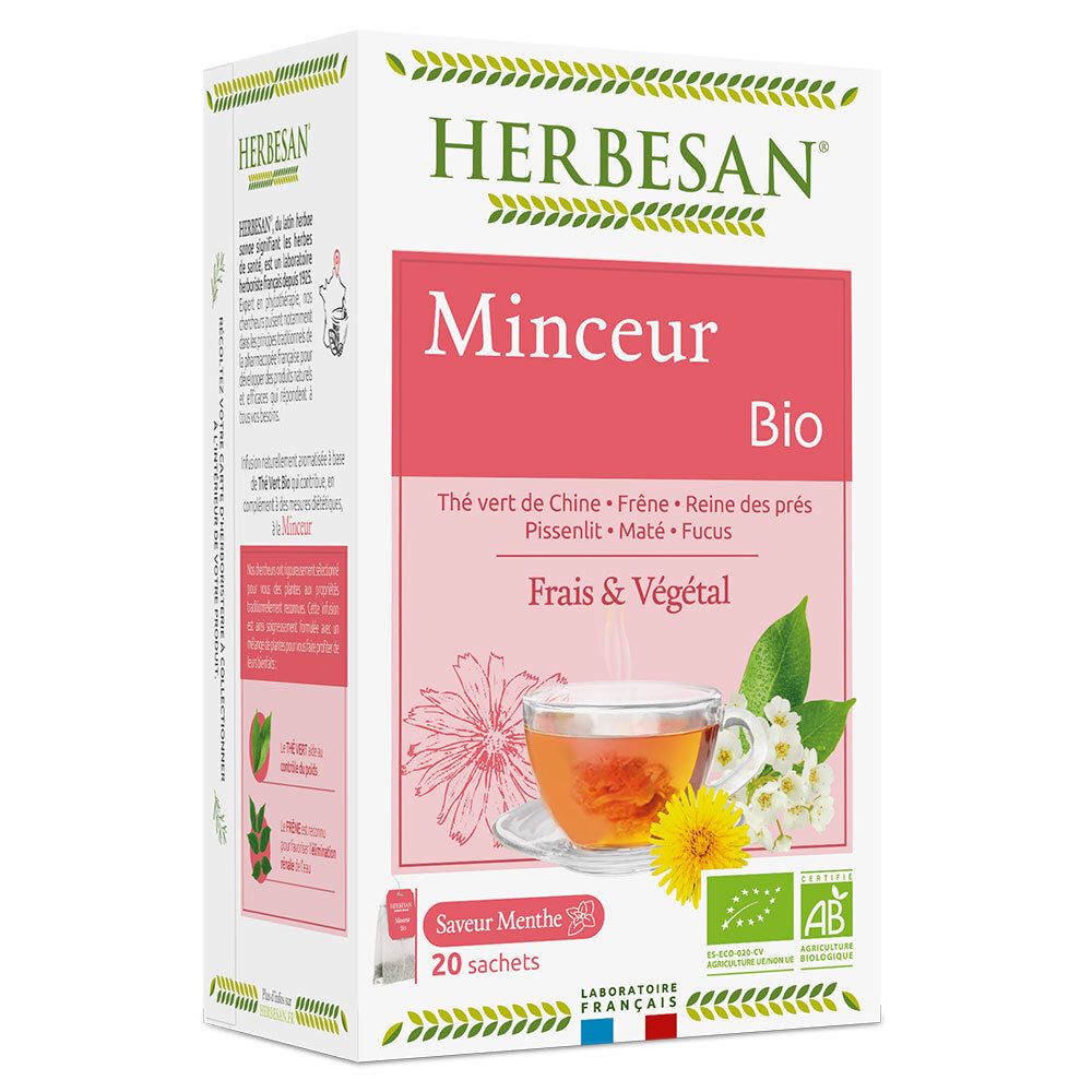 Herbesan® Infusion Thé Vert Bio Minceur N° 6