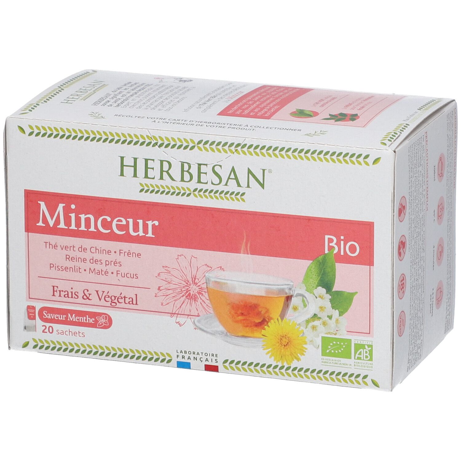 Vitaflor Bio Tisane minceur détox 20 pc(s) - Redcare Pharmacie