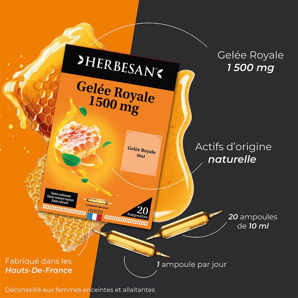 HERBESAN® Gelée Royale 1500 mg Ampoule