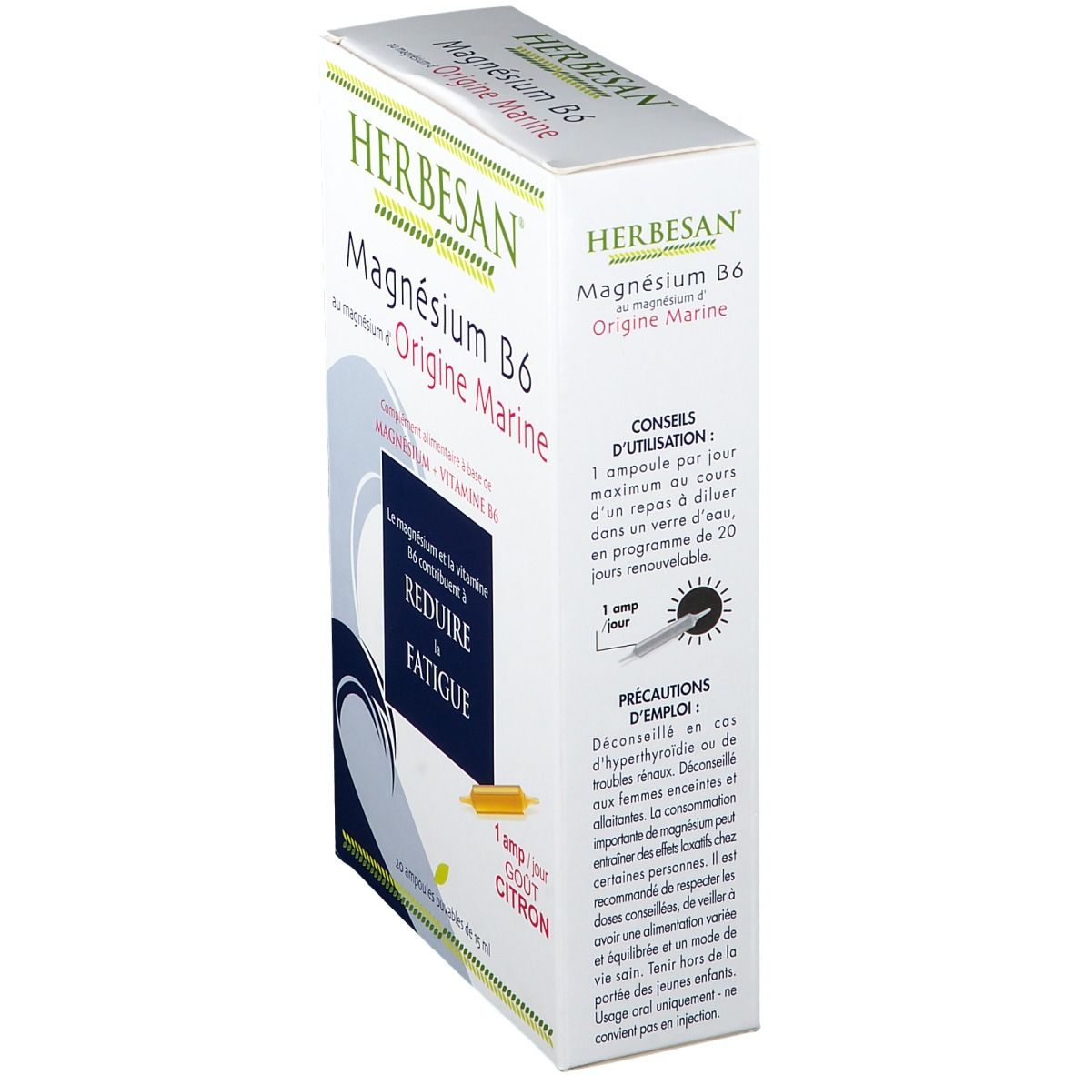 Herbesan® Magnésium Marin B6 Ampoule