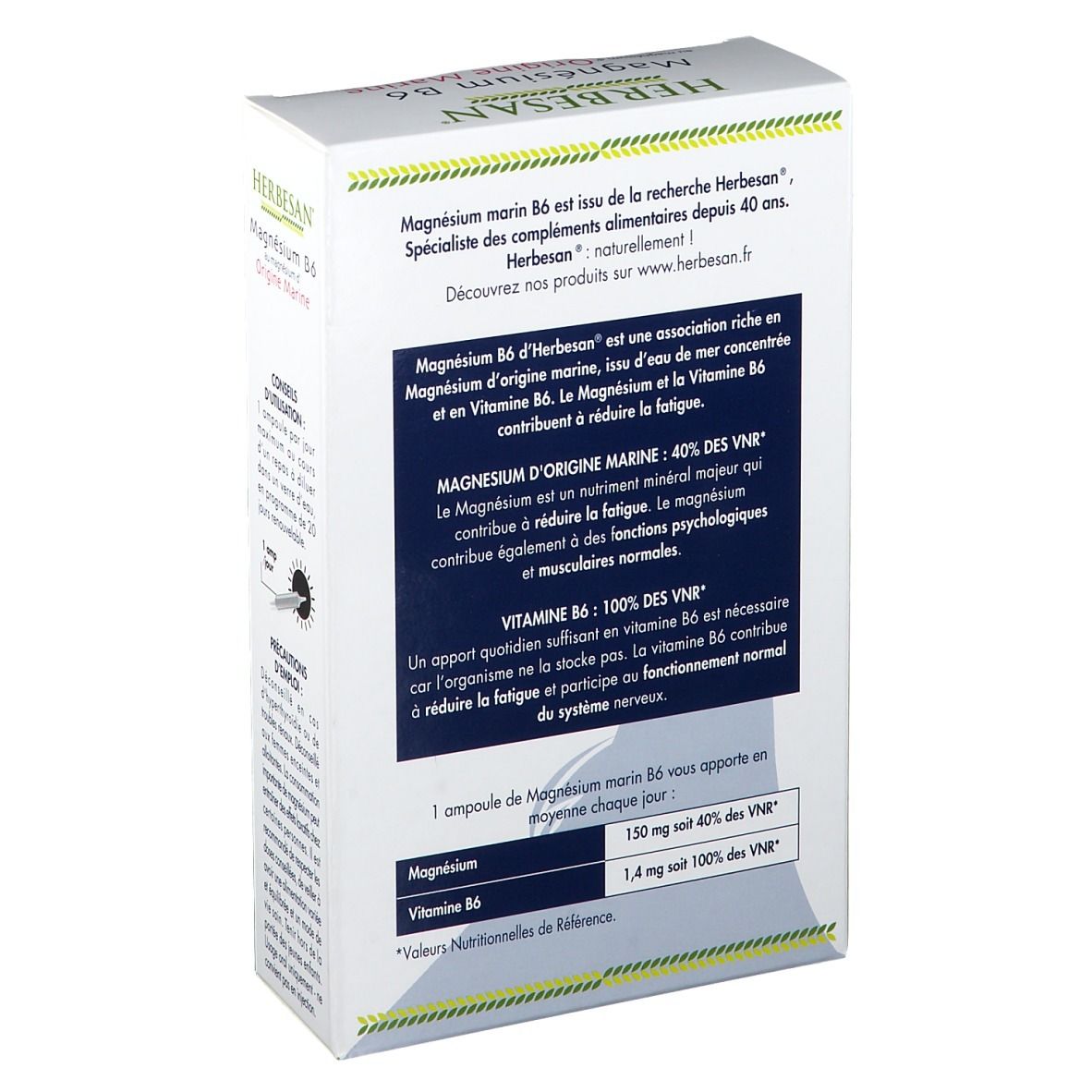 Herbesan® Magnésium Marin B6 Ampoule
