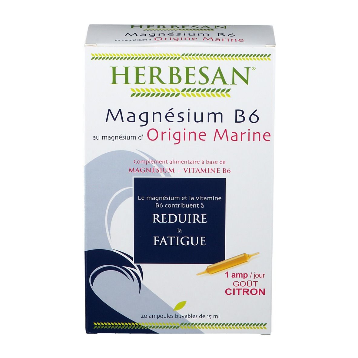 Herbesan® Magnésium Marin B6 Ampoule