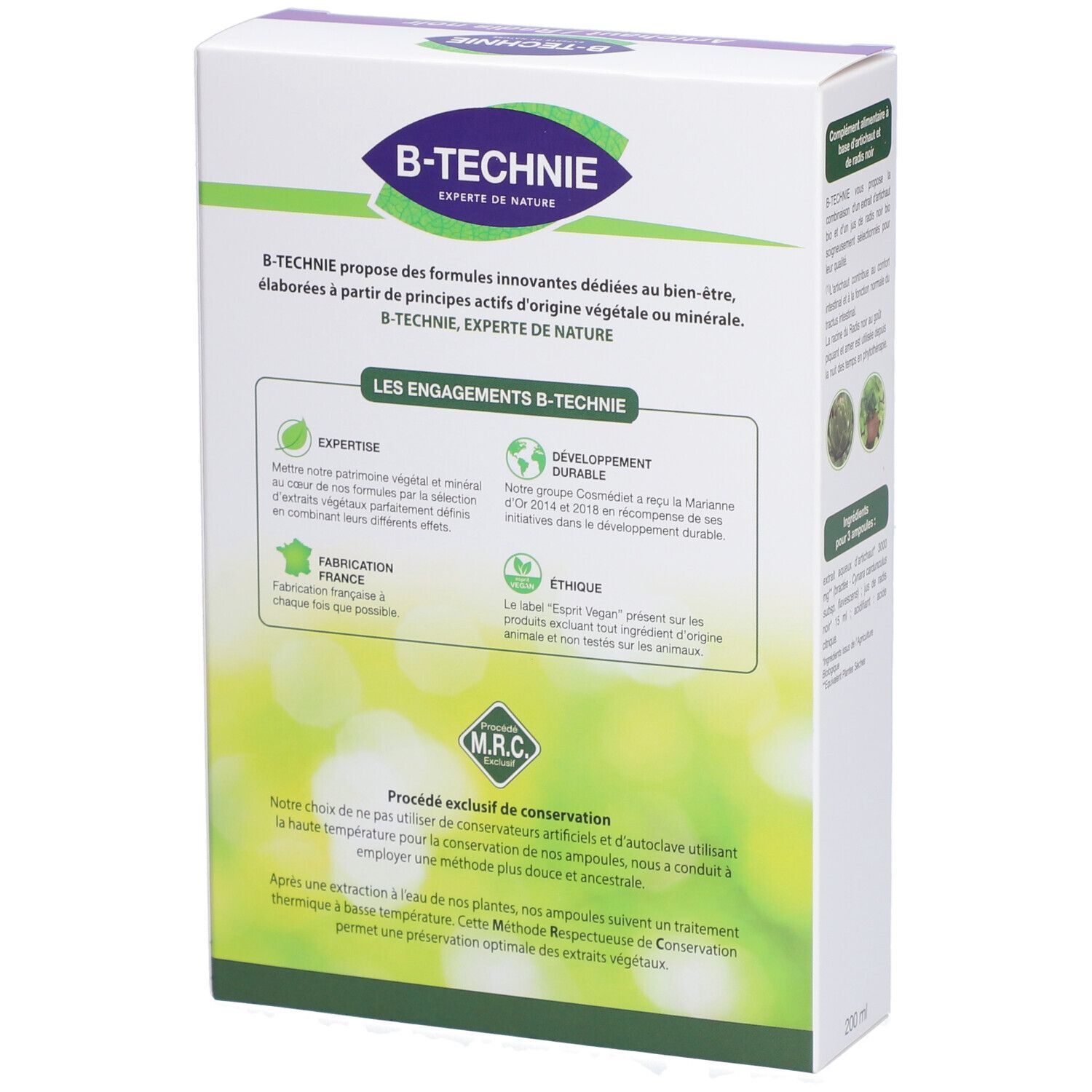 Biotechnie Artichaut-Radis Noir Bio