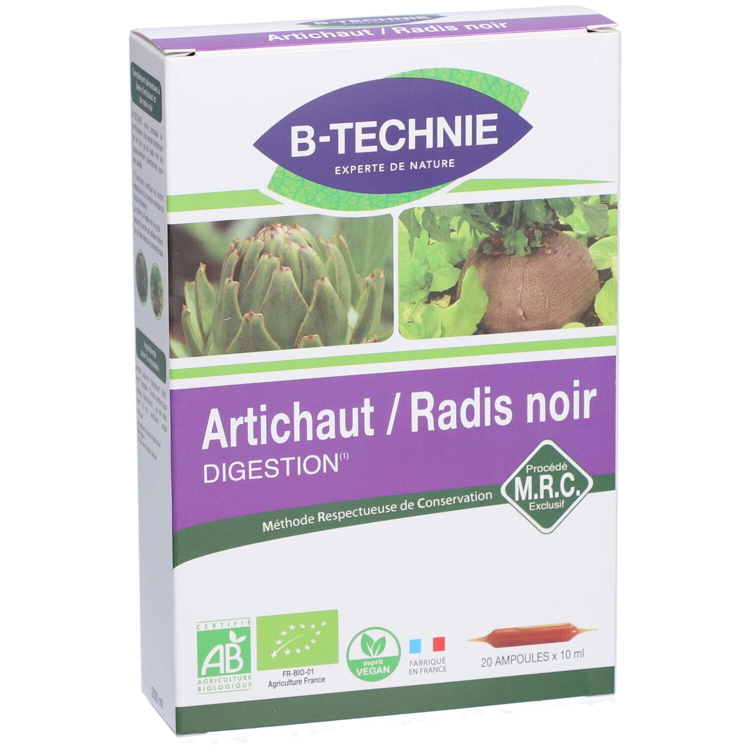 Biotechnie Artichaut-Radis Noir Bio
