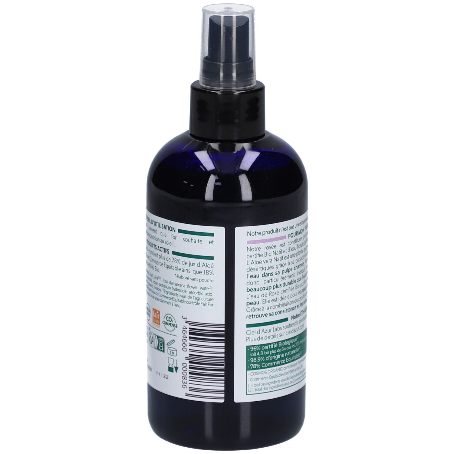 Pur Aloé Rosee D'aloe Vera Hydratation Visage Bio