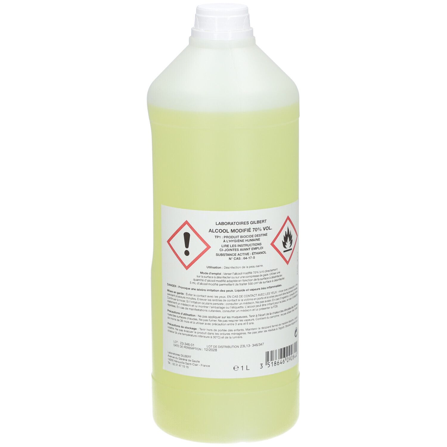 ALCOOL 70C MODIFIE GILBERT BID 1L