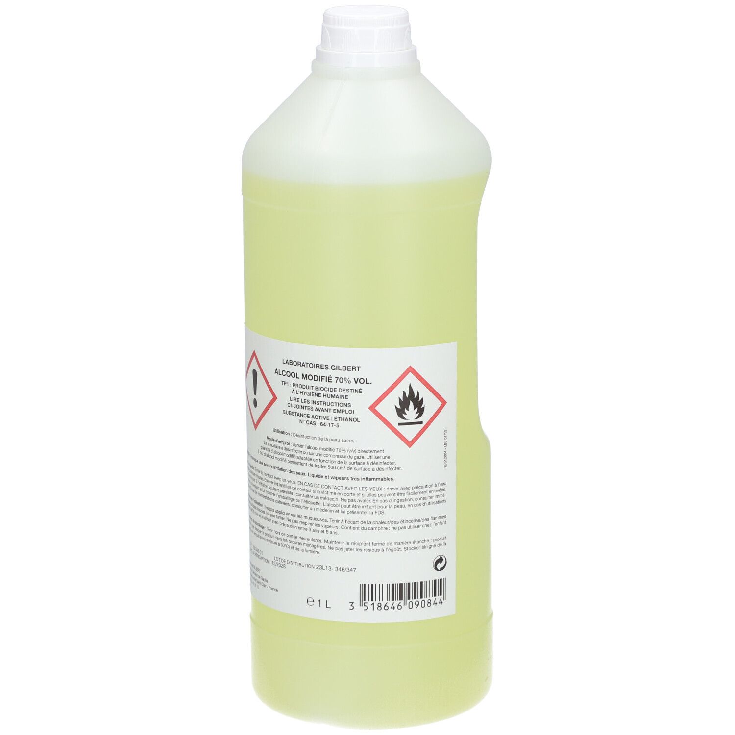 ALCOOL 70C MODIFIE GILBERT BID 1L