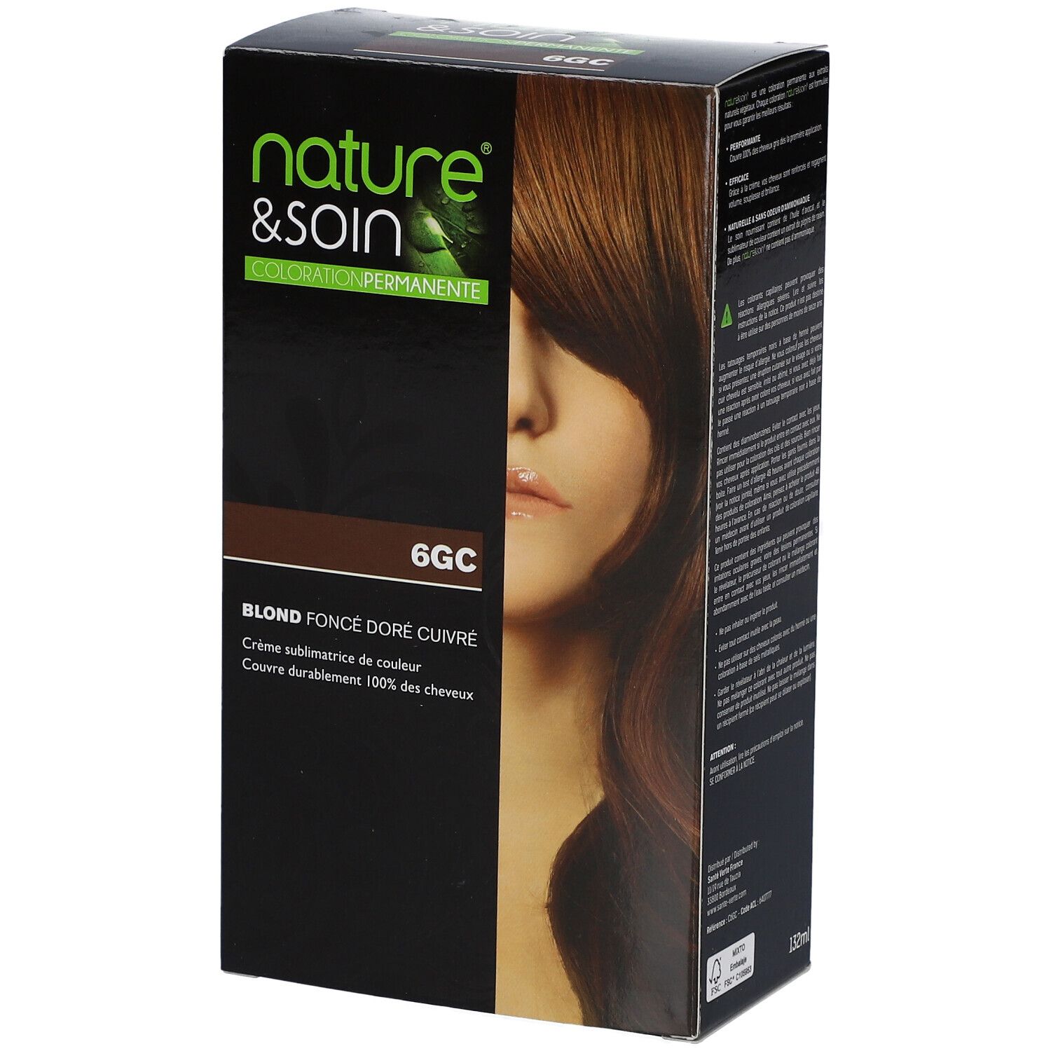 nature & soin® Blond foncé doré cuivre 6GC