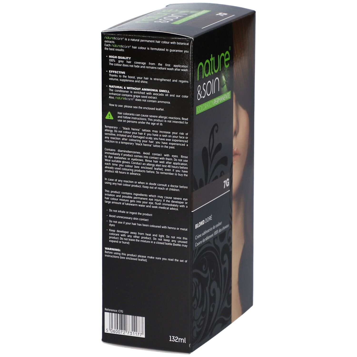 nature & soin® Coloration Blond doré 7G