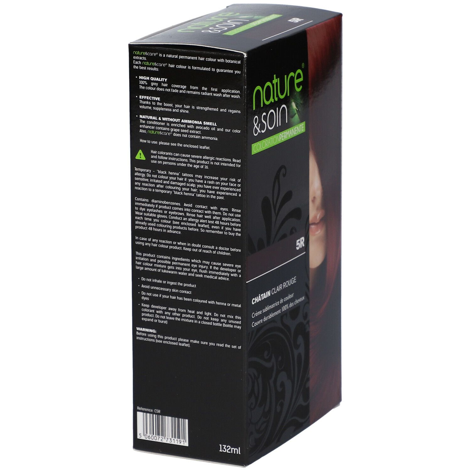 nature & soin® Coloration Chataîn clair rouge 5R