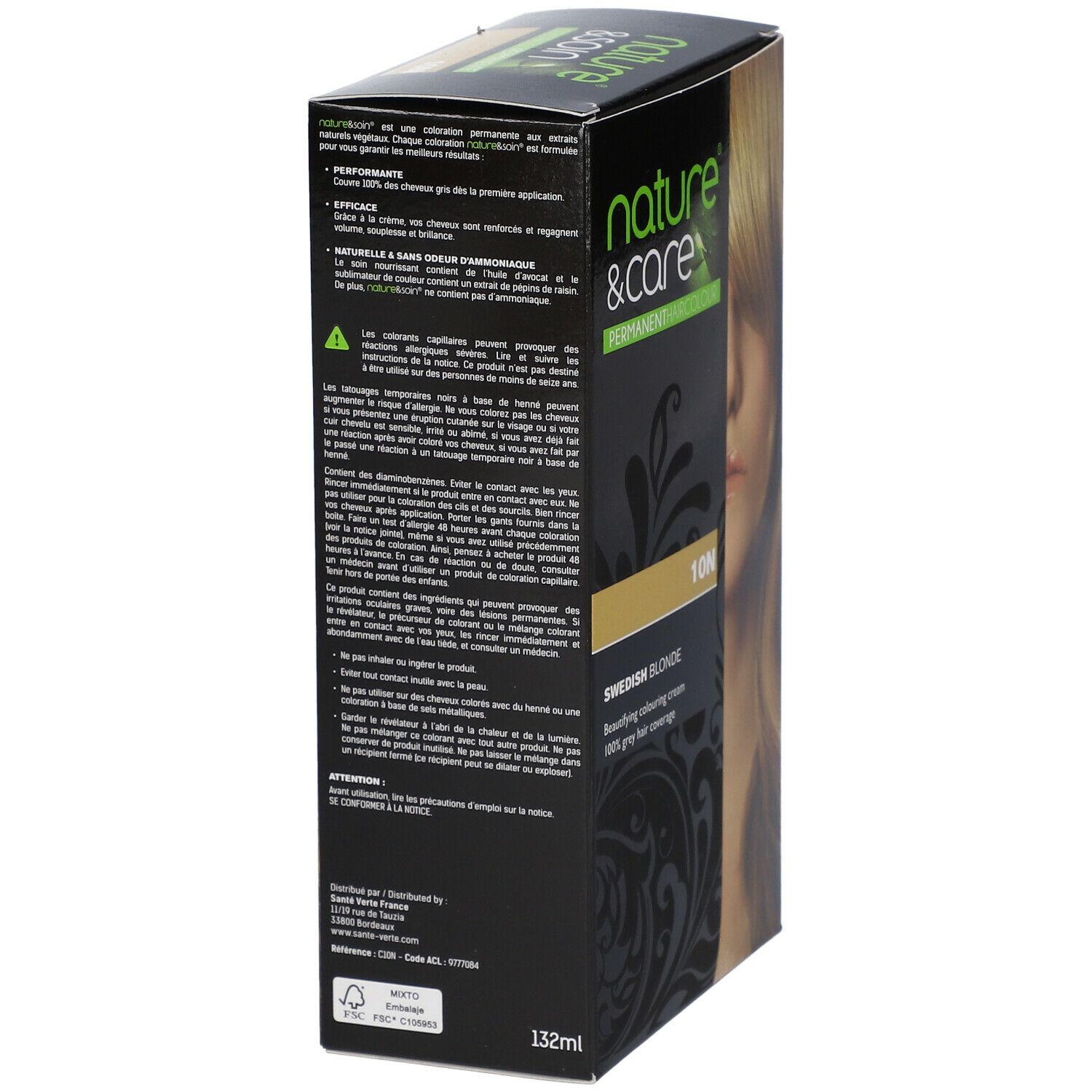 nature & soin® Coloration Blond suédois 10N