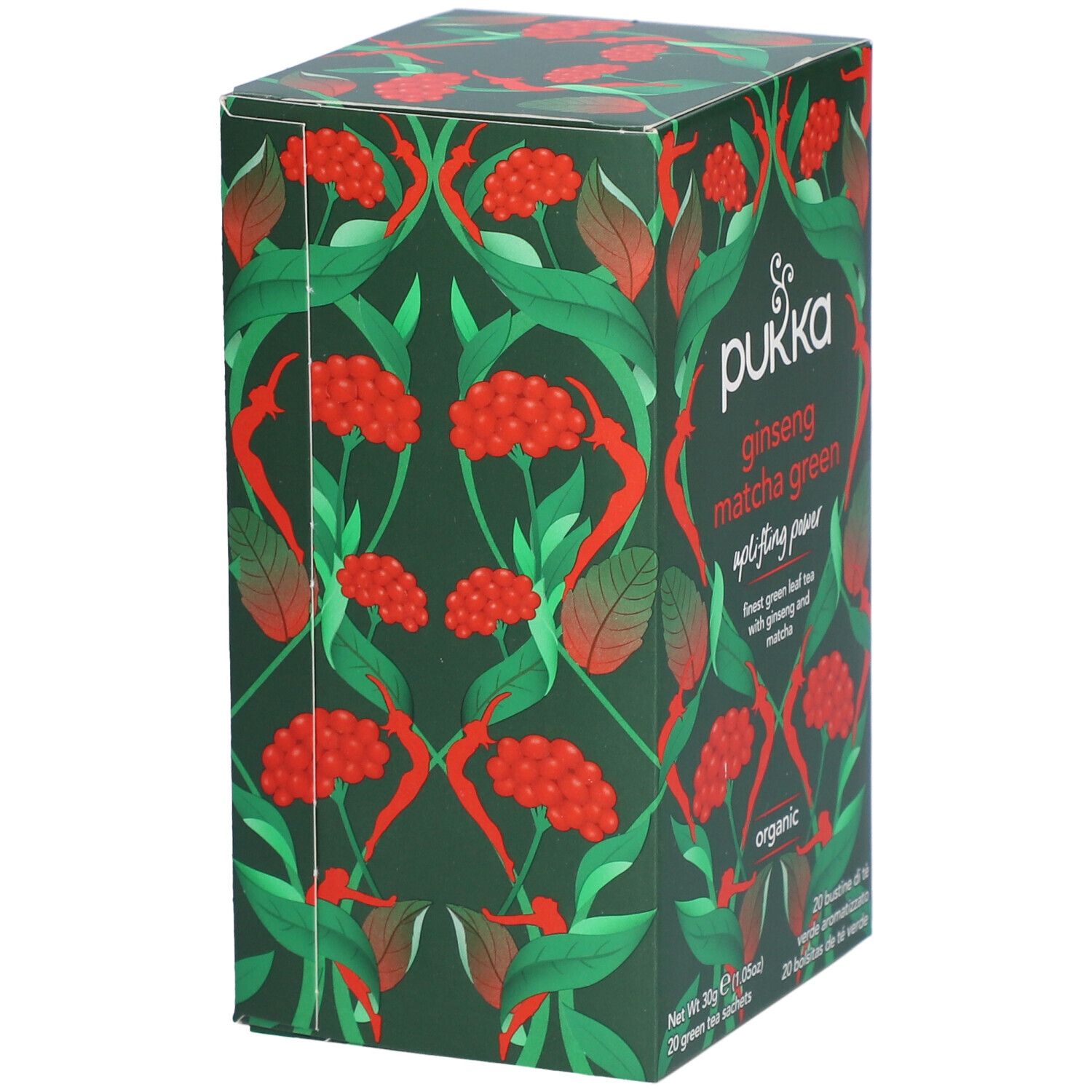 pukka Thé Vert Matcha Ginseng