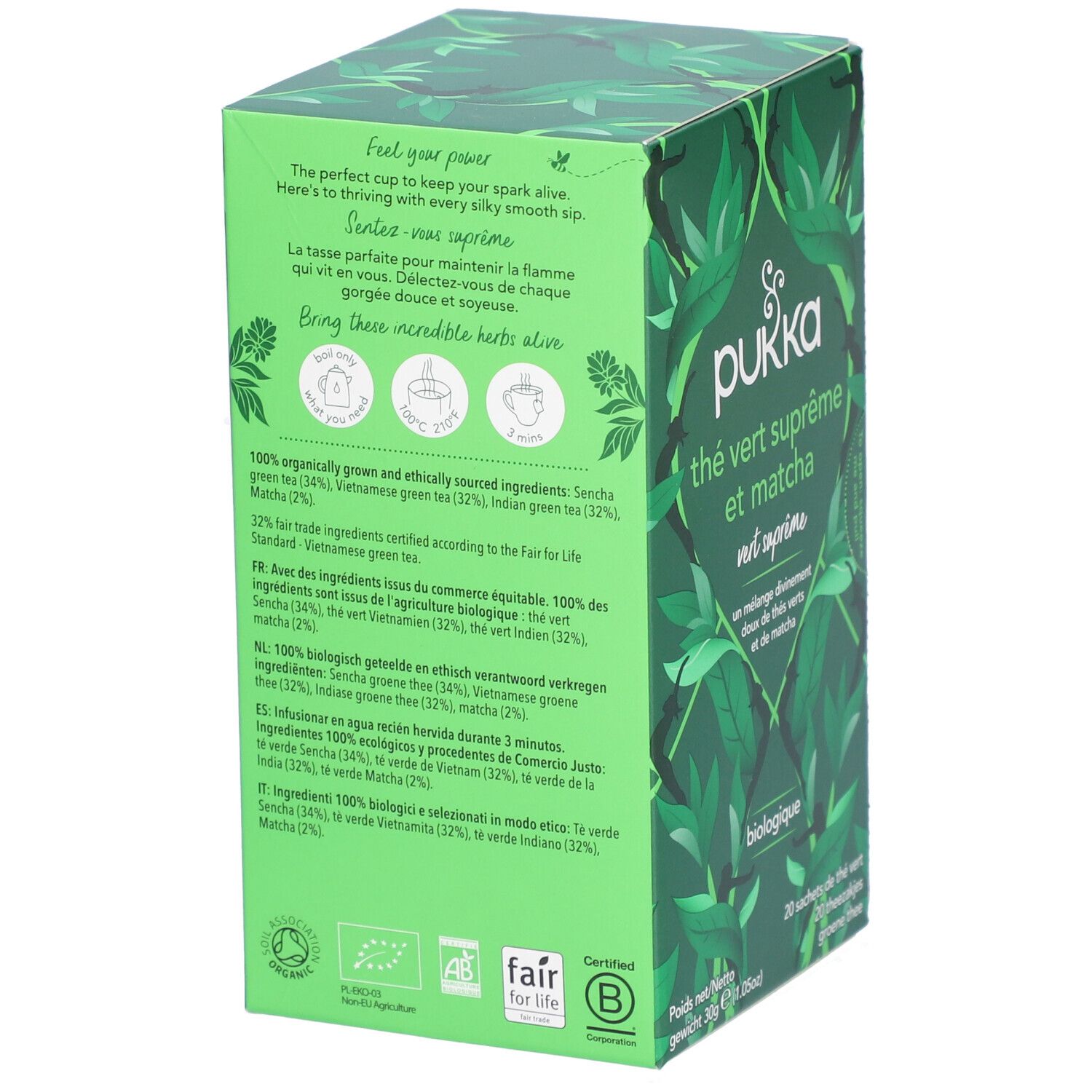 pukka the vert matcha suprême