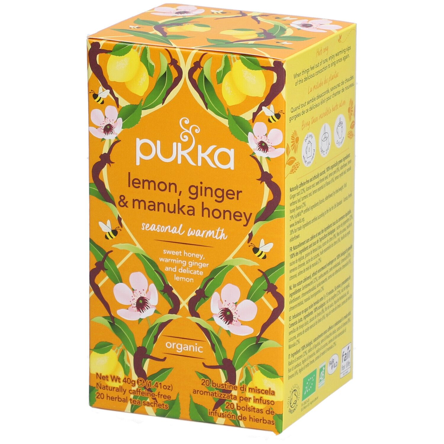 pukka Citron, Gingembre et Miel de Manuka