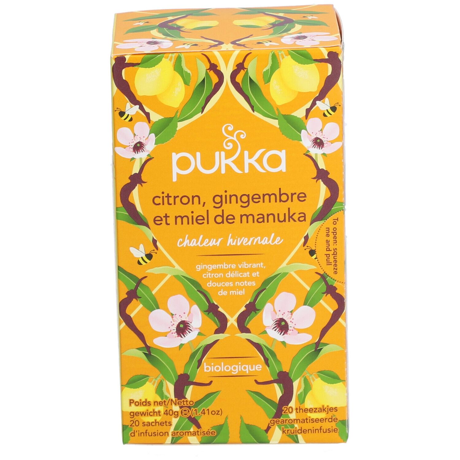 pukka Citron, Gingembre et Miel de Manuka