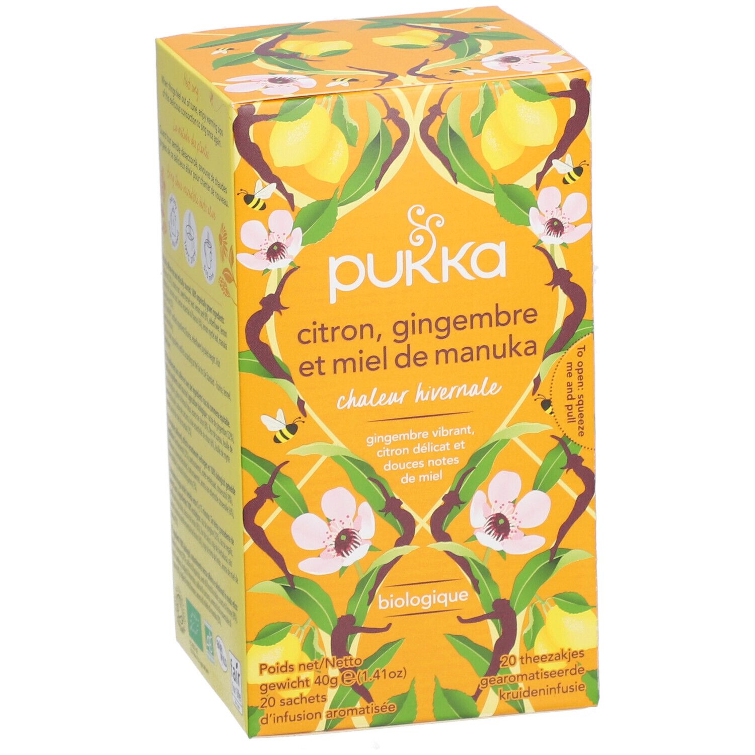 pukka Citron, Gingembre et Miel de Manuka
