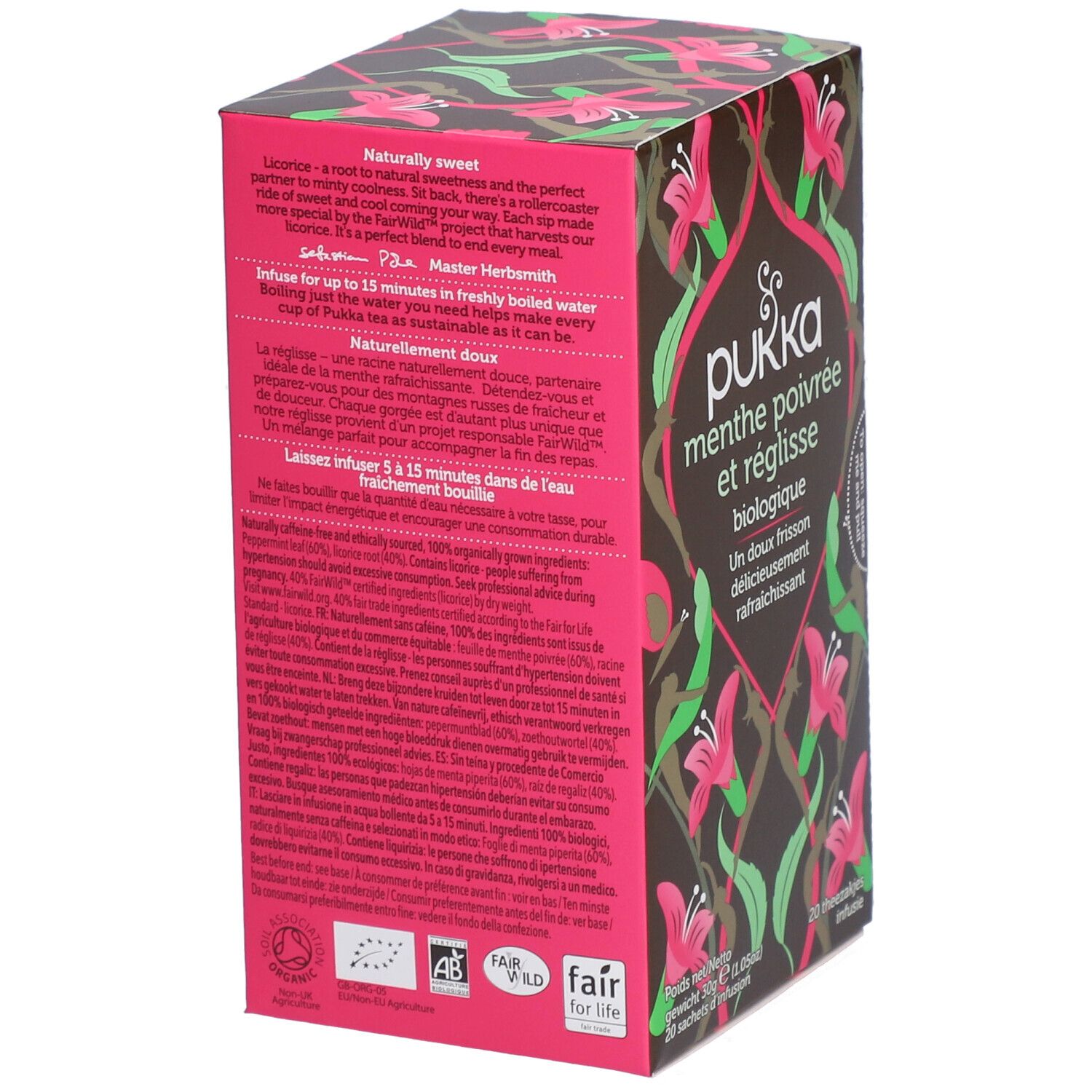 pukka Menthe Poivrée et Réglisse