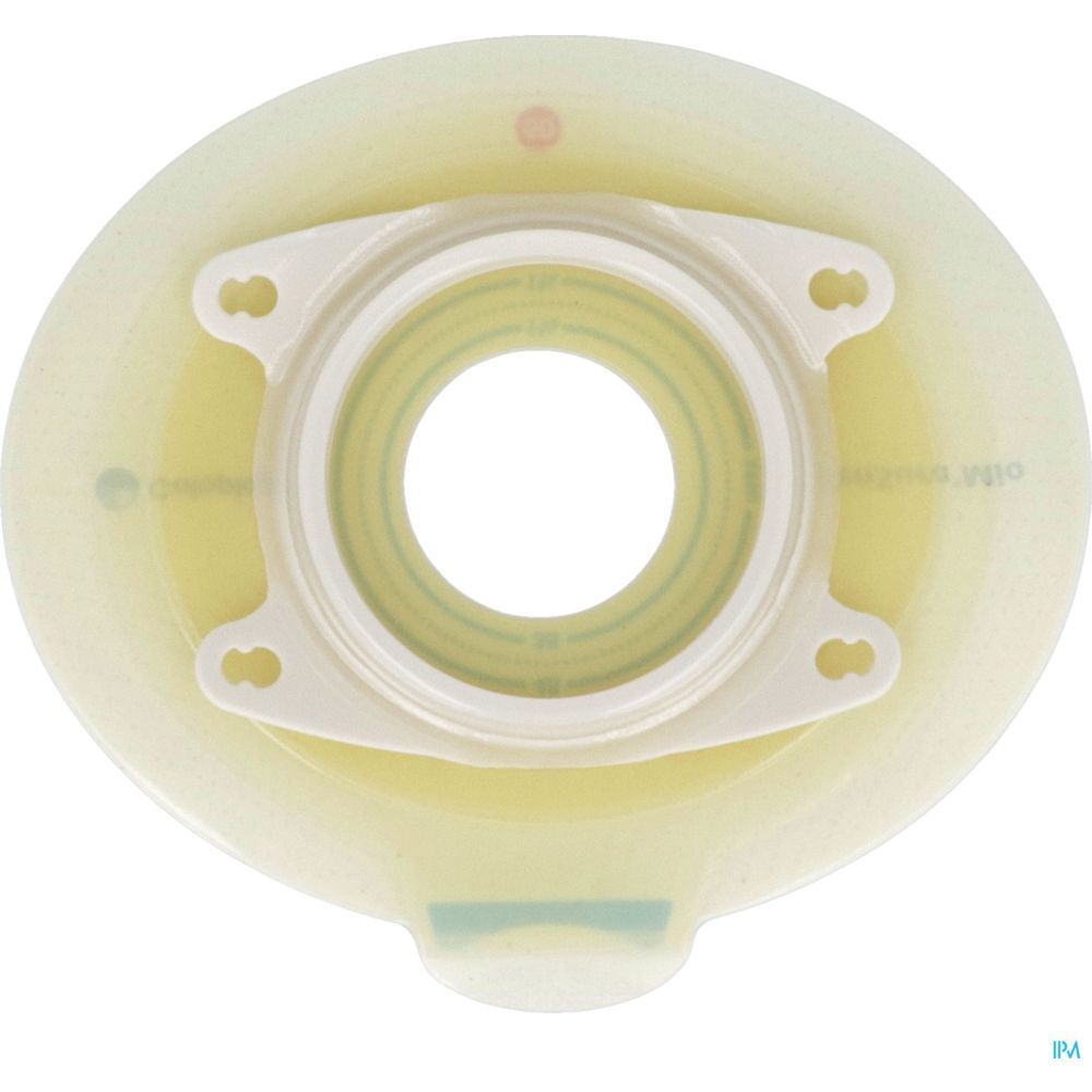 Anneau de base rond et transparent avec bague blanche. Quatre points de fixation.