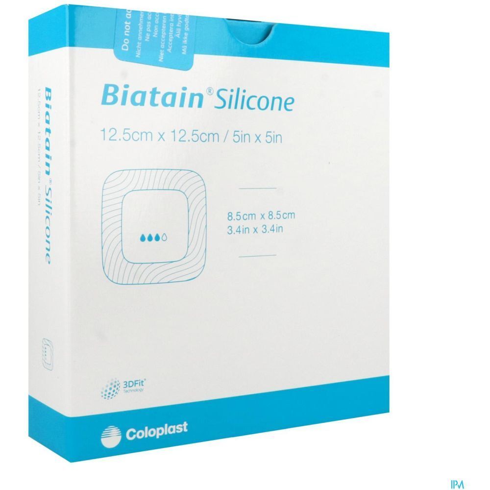 Biatain® Silicone 12,5 cm x 12,5 cm