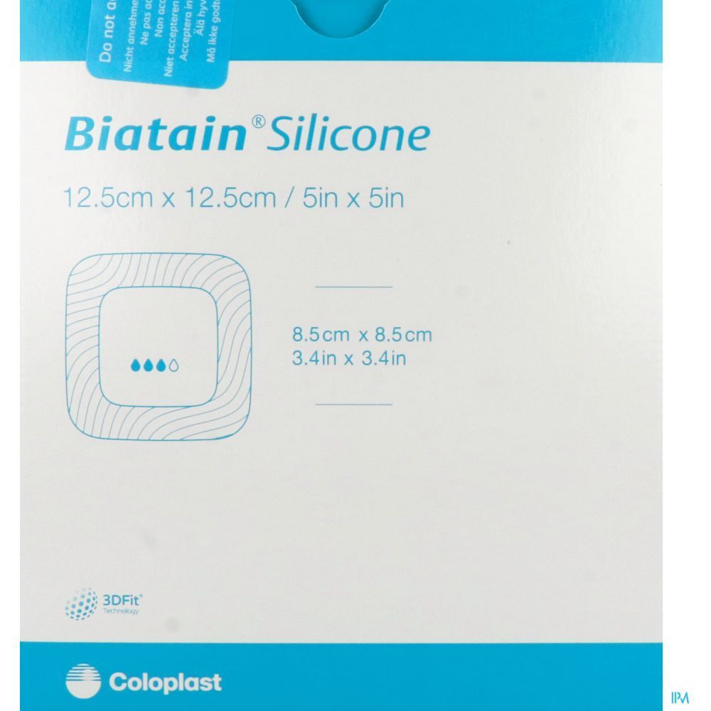 Biatain® Silicone 12,5 cm x 12,5 cm
