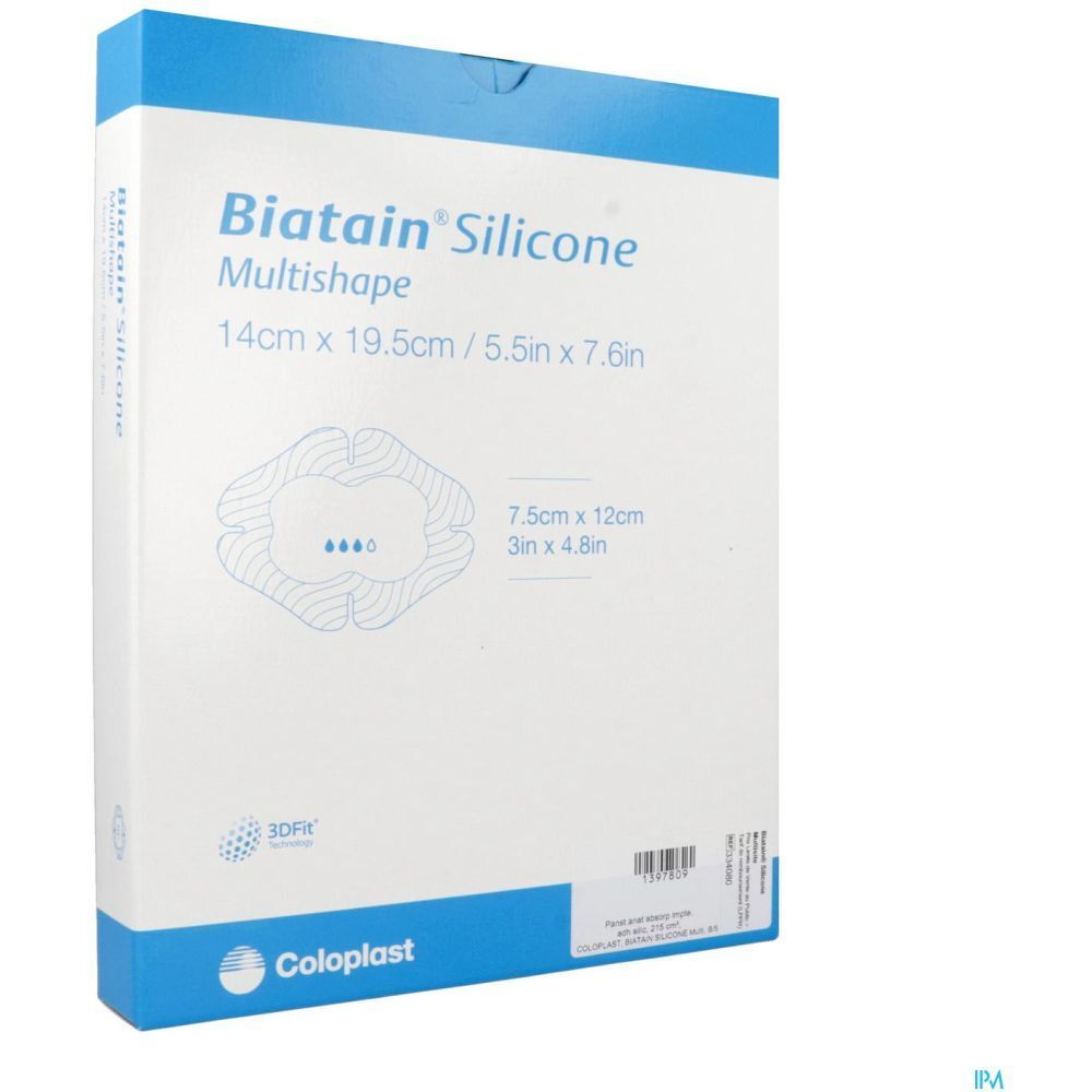 Biatain® Silicone Multisite 19,5 cm x 14 cm