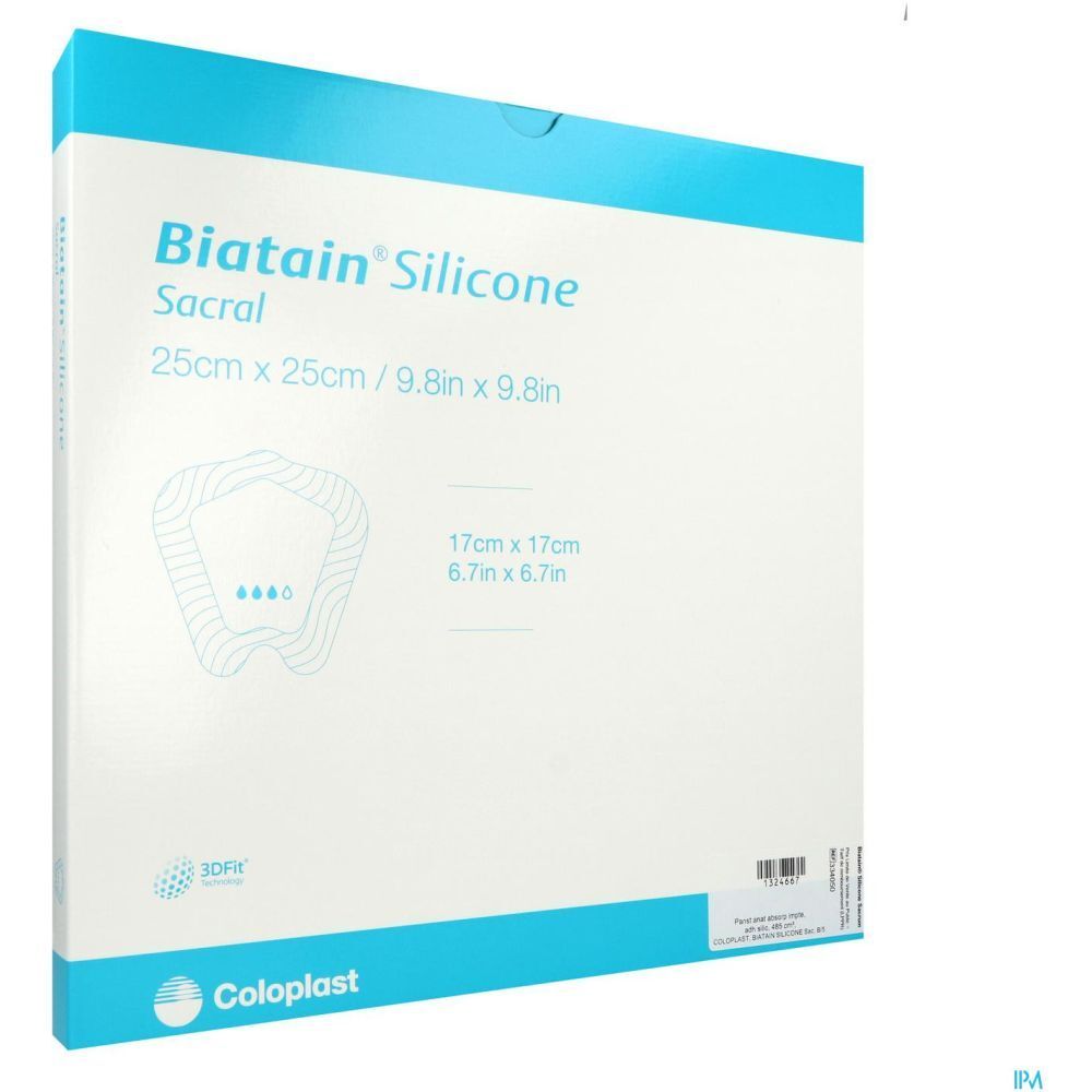 Biatain® Silicone Sacrum 25 cm x 25 cm