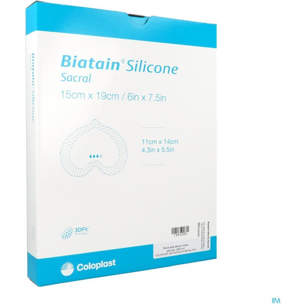 Biatain® Silicone Sacral 10 cm x 14 cm