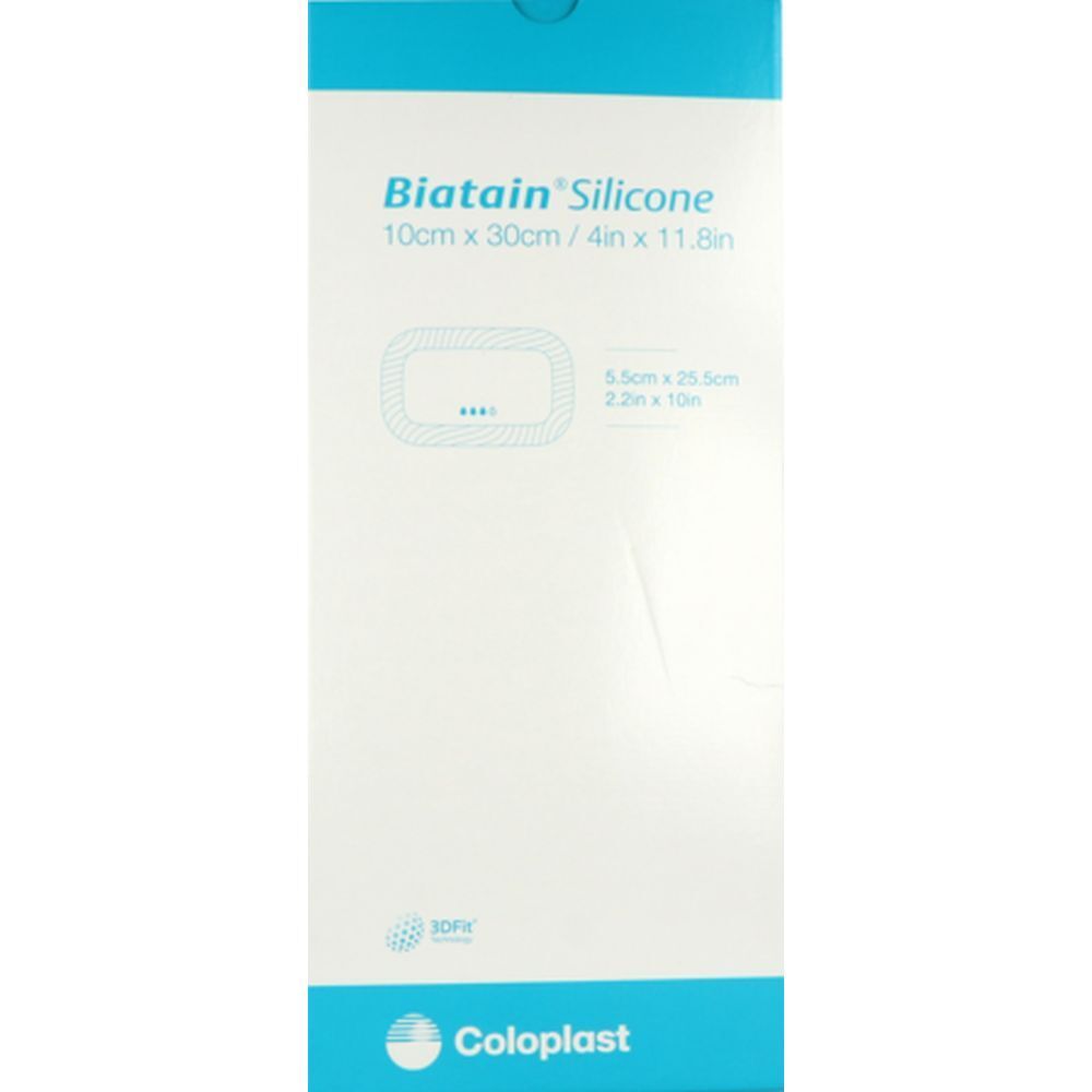Biatain Silicone de Coloplast 10 x 30 cm