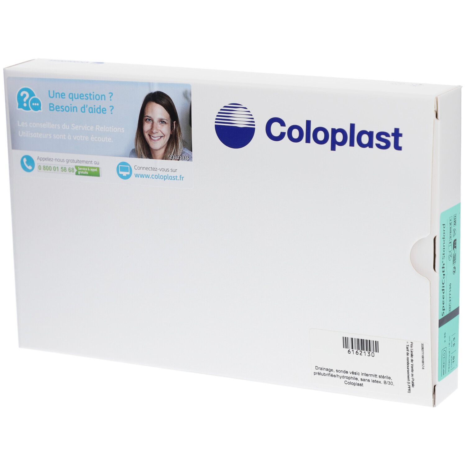 SPEEDICATH - Sonde vésicale autolubrifiée, droite, type nélaton, pour enfant. CH 10