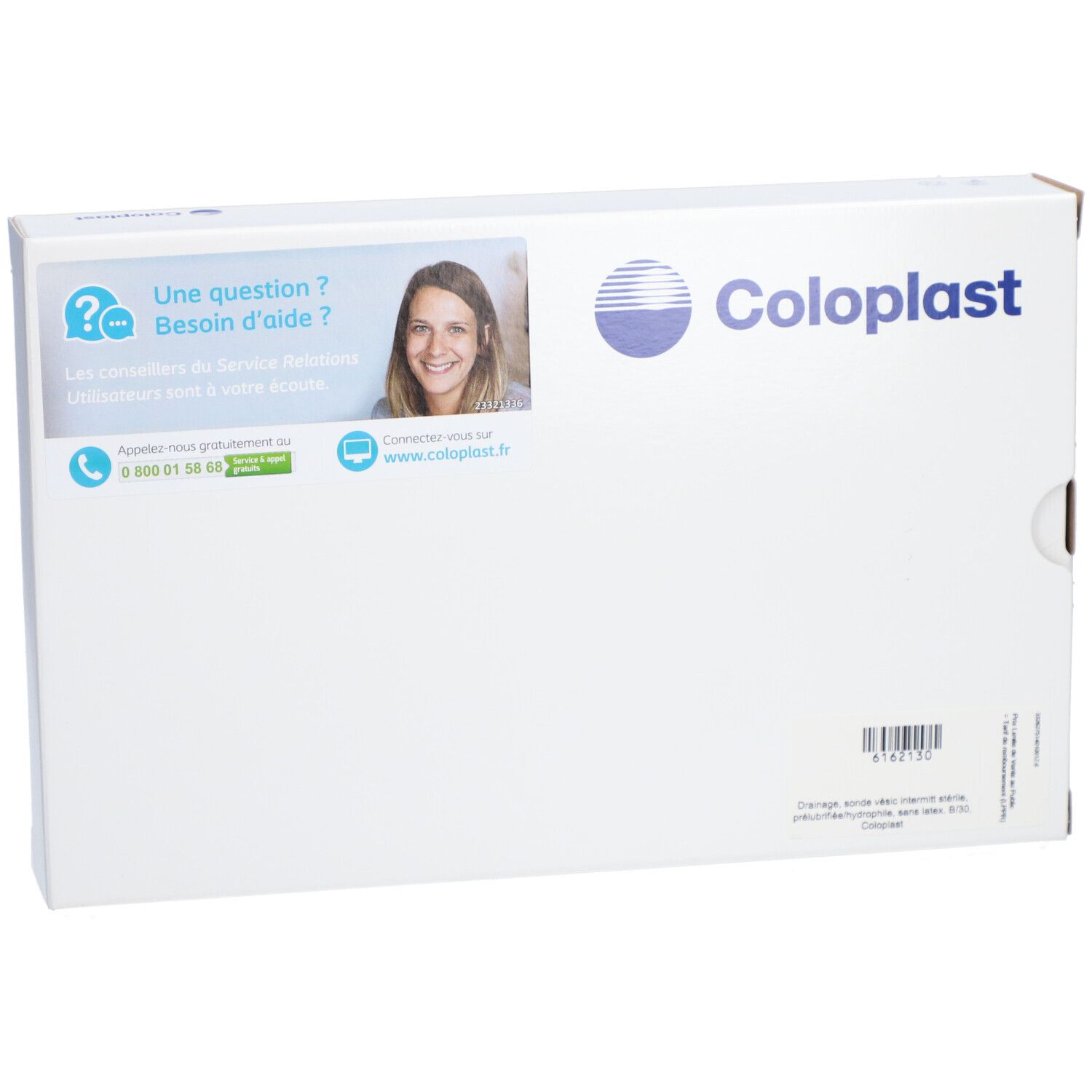 SPEEDICATH - Sonde vésicale autolubrifiée, droite, type nélaton, pour femme. CH 14, godet