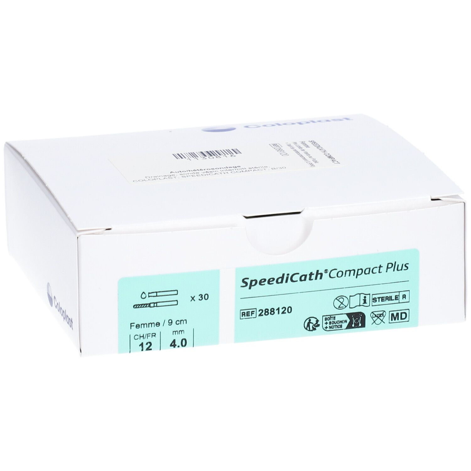 SPEEDICATH COMPACT PLUS - Sonde vésicale autolubrifiée, droite, type Nélaton, compacte, po