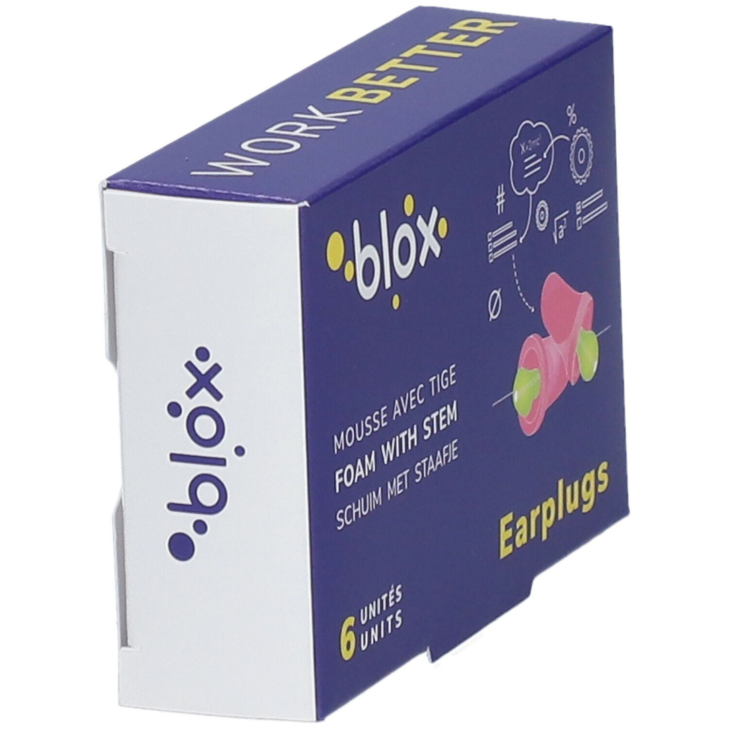 Bouchons D'oreille BLOX Music - Protection Concerts, Festivals - SNR 19 DB - Filtre Acoustique, 2 Tailles