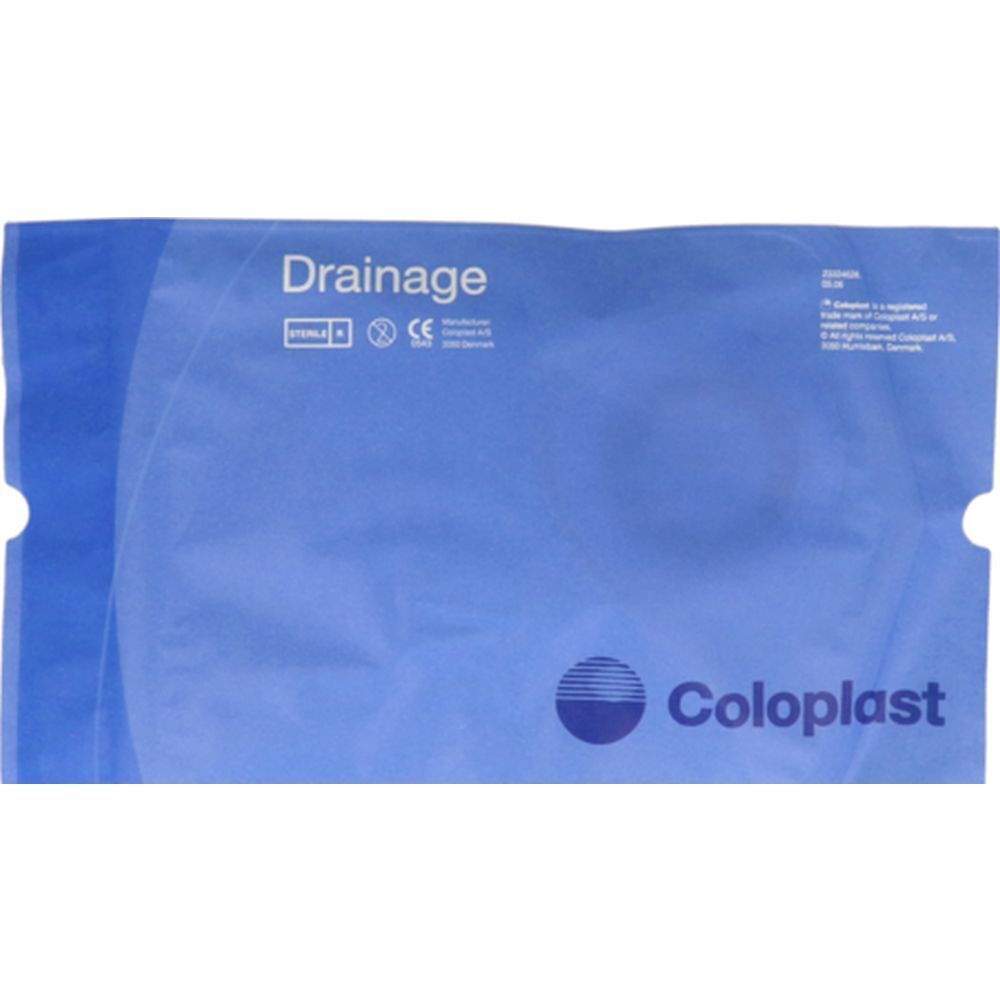 COLOPLAST DRAINAGE - Poche de drainage vidangeable, système 1 pièce, à découper, stérile.