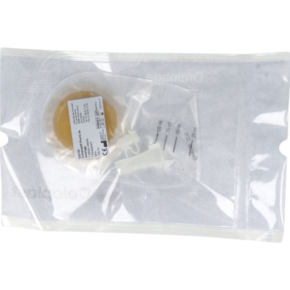 COLOPLAST DRAINAGE - Poche de drainage vidangeable, système 1 pièce, à découper, stérile.