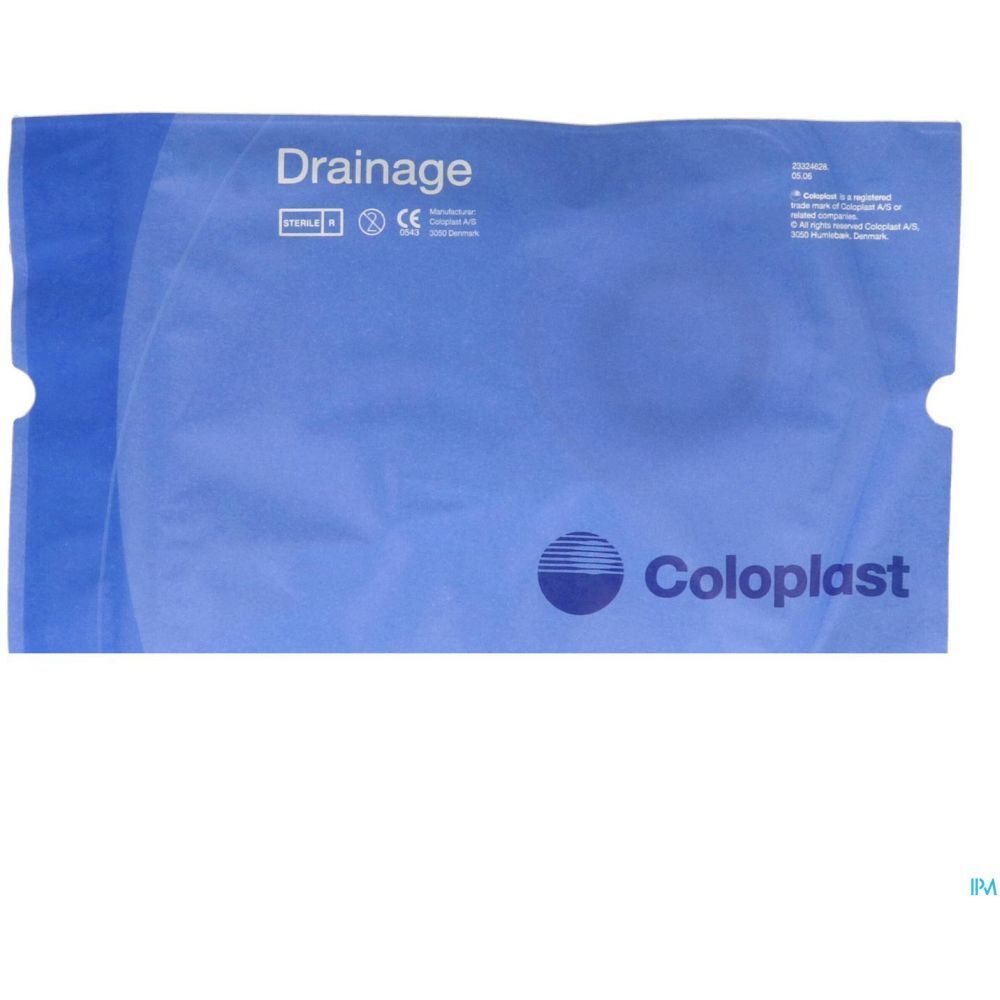 COLOPLAST DRAINAGE - Poche de drainage vidangeable, système 1 pièce, à découper, stérile.