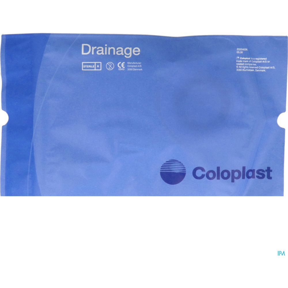 COLOPLAST DRAINAGE - Poche de drainage vidangeable, système 1 pièce, à découper, stérile.
