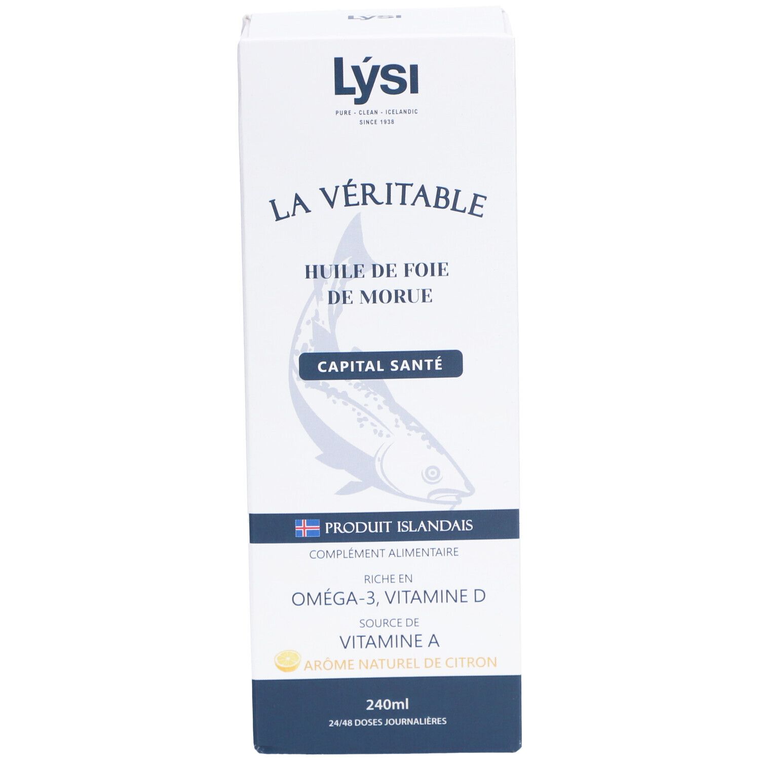 Lysi - Huile de foie de morue naturelle